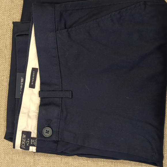 J. Crew Navy Flex straight flat front Chino W36xL34 NWT - Picture 11 of 11